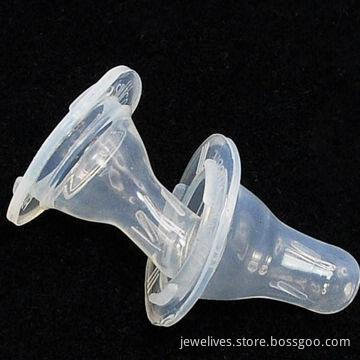 Heat-resistant silicone baby teats